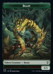 Satyr // Beast Double-Sided Token [Commander Legends: Battle for Baldur's Gate Tokens] | Tabernacle Games
