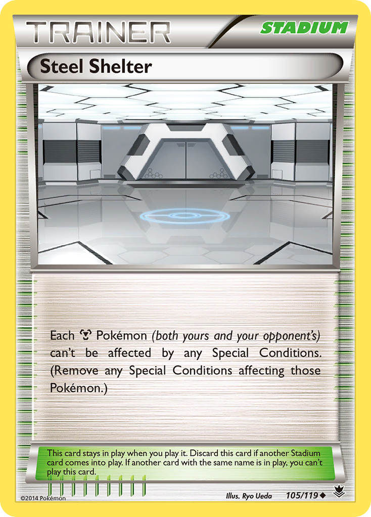 Steel Shelter (105/119) [XY: Phantom Forces] | Tabernacle Games