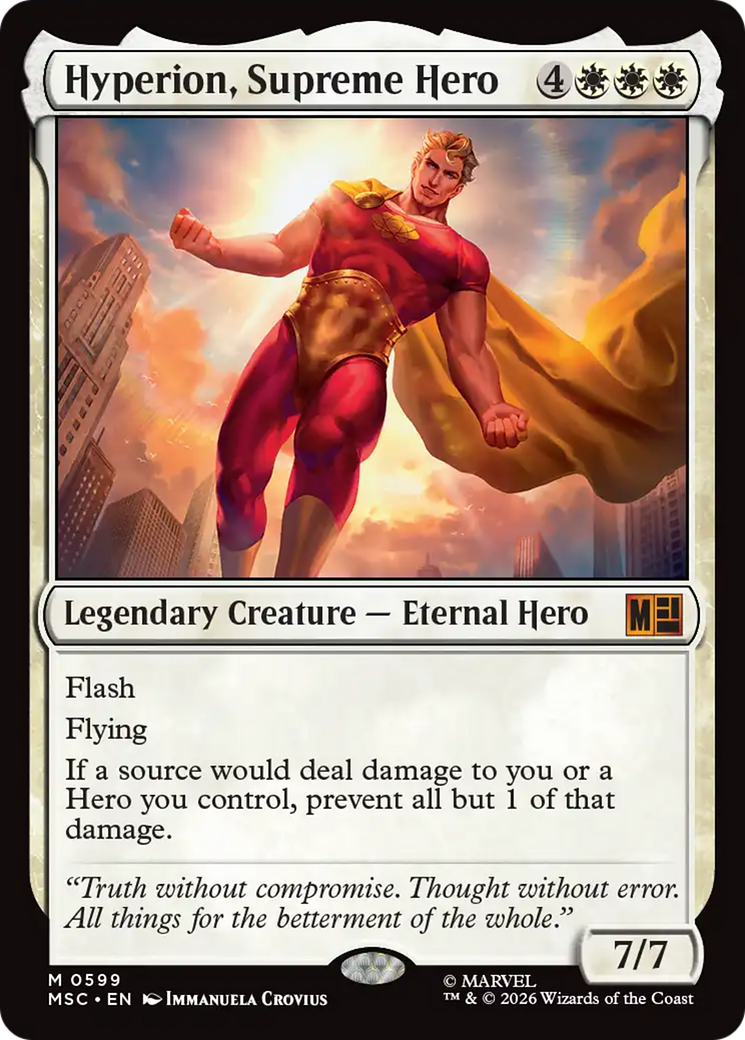 Hyperion, Supreme Hero [Marvel Super Heroes Commander] | Tabernacle Games