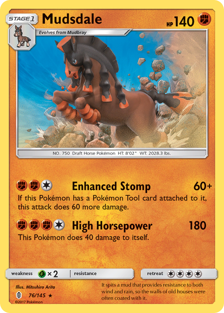 Mudsdale (76/145) [Sun & Moon: Guardians Rising] | Tabernacle Games