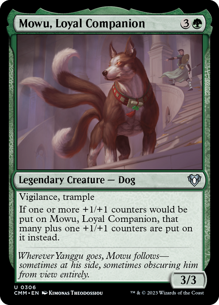 Mowu, Loyal Companion [Commander Masters] | Tabernacle Games