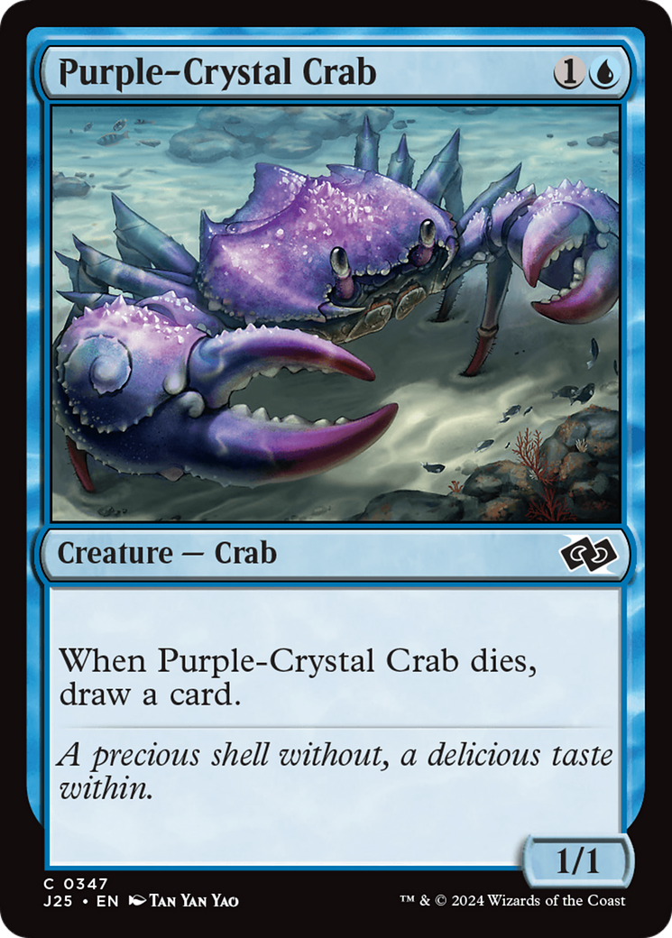 Purple-Crystal Crab [Foundations Jumpstart] | Tabernacle Games