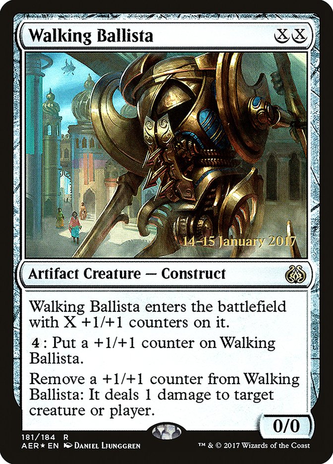 Walking Ballista [Aether Revolt Prerelease Promos] | Tabernacle Games
