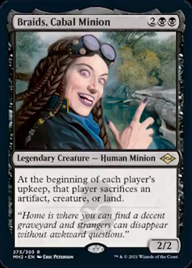 Braids, Cabal Minion (Foil Etched) [Modern Horizons 2] | Tabernacle Games