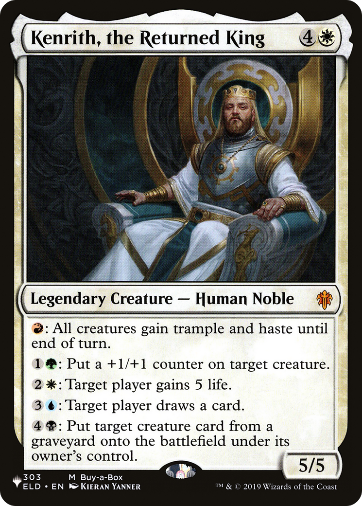 Kenrith, the Returned King [The List] | Tabernacle Games