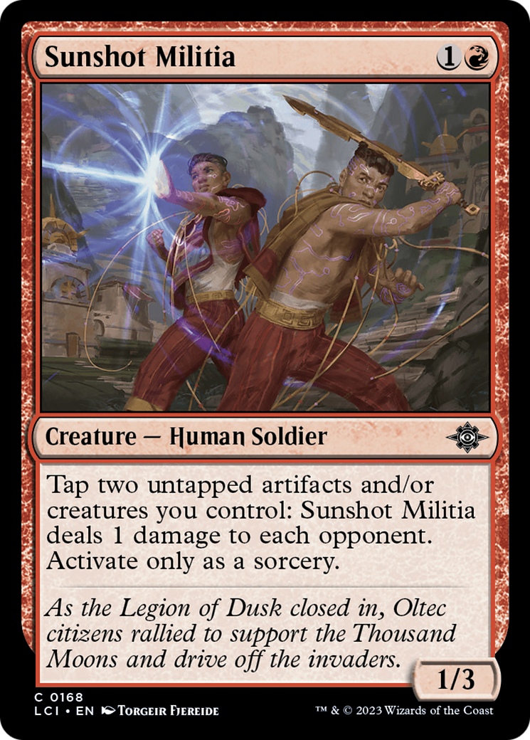 Sunshot Militia [The Lost Caverns of Ixalan] | Tabernacle Games