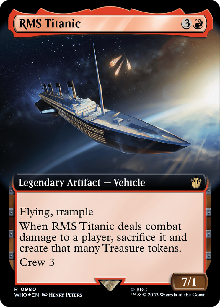 RMS Titanic (Extended Art) (Surge Foil) [Doctor Who] | Tabernacle Games