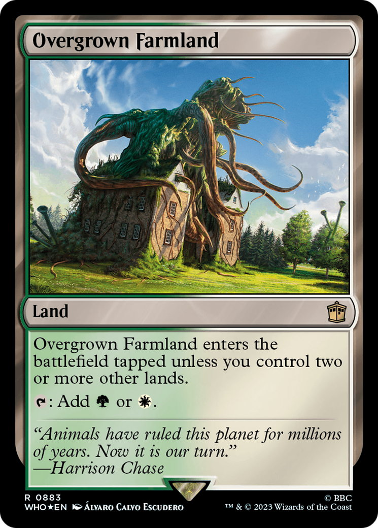 Overgrown Farmland (Surge Foil) [Doctor Who] | Tabernacle Games