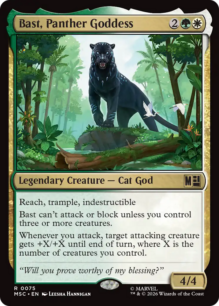 Bast, Panther Goddess [Marvel Super Heroes Commander] | Tabernacle Games