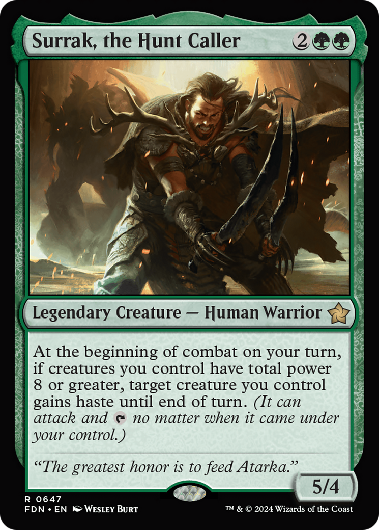 Surrak, the Hunt Caller [Foundations] | Tabernacle Games