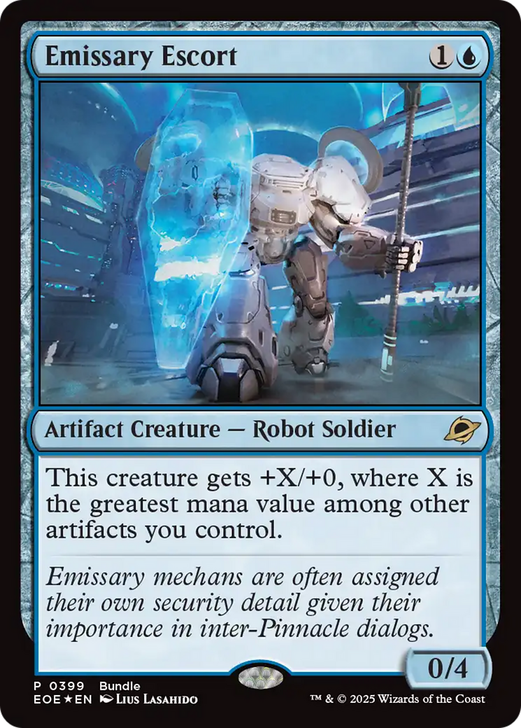 Emissary Escort [Edge of Eternities Prerelease Promos] | Tabernacle Games