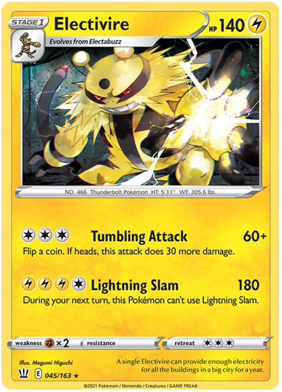 Electivire (045/163) [Sword & Shield: Battle Styles] | Tabernacle Games