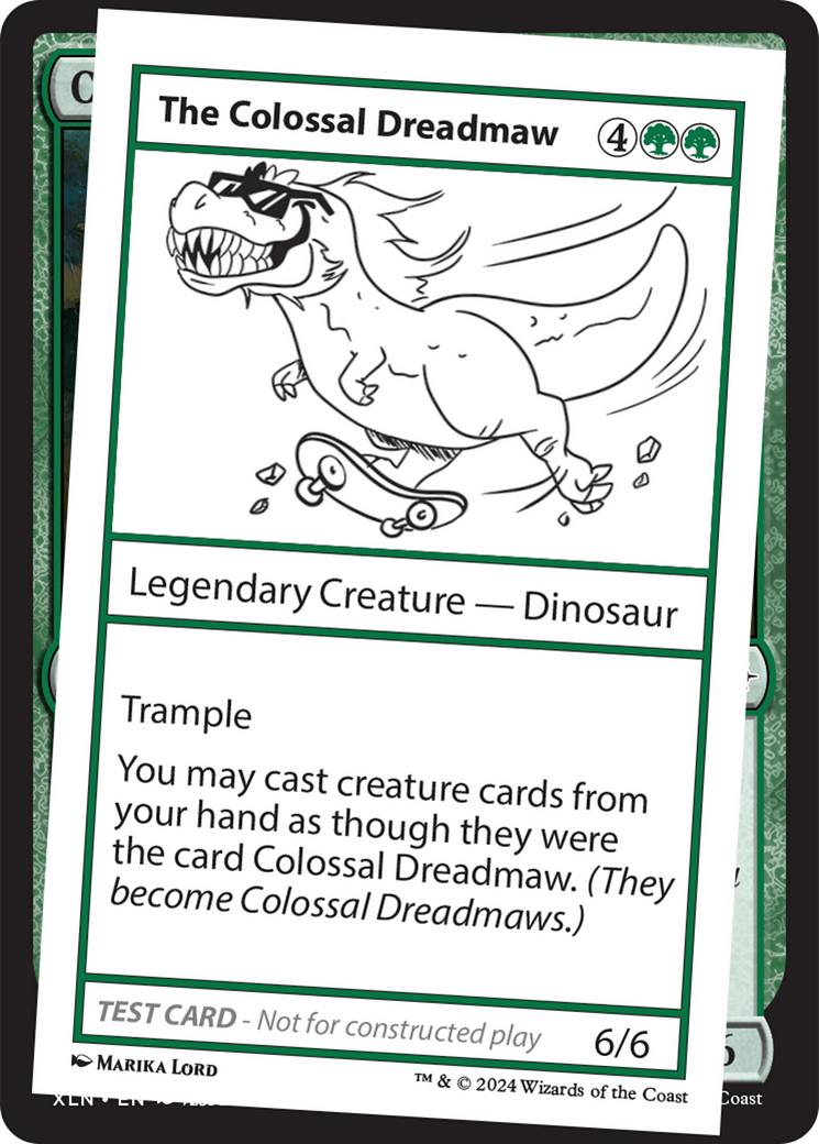 The Colossal Dreadmaw [Mystery Booster 2 Playtest Cards] | Tabernacle Games