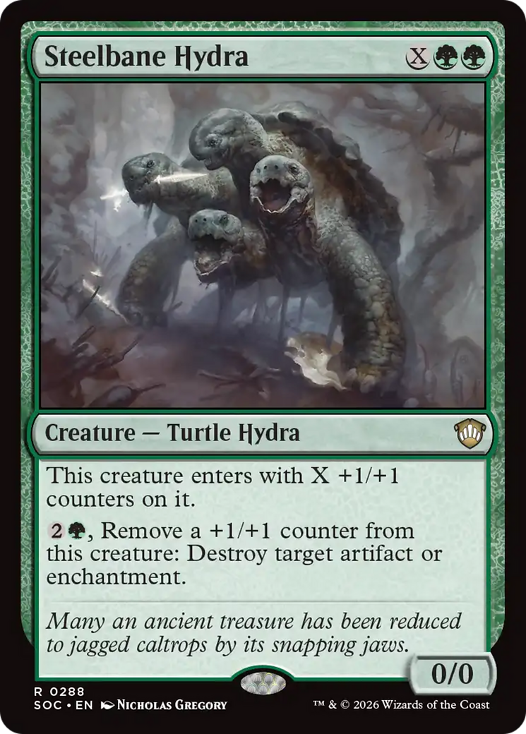Steelbane Hydra [Secrets of Strixhaven Commander] | Tabernacle Games