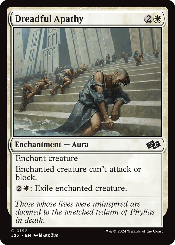 Dreadful Apathy [Foundations Jumpstart] | Tabernacle Games