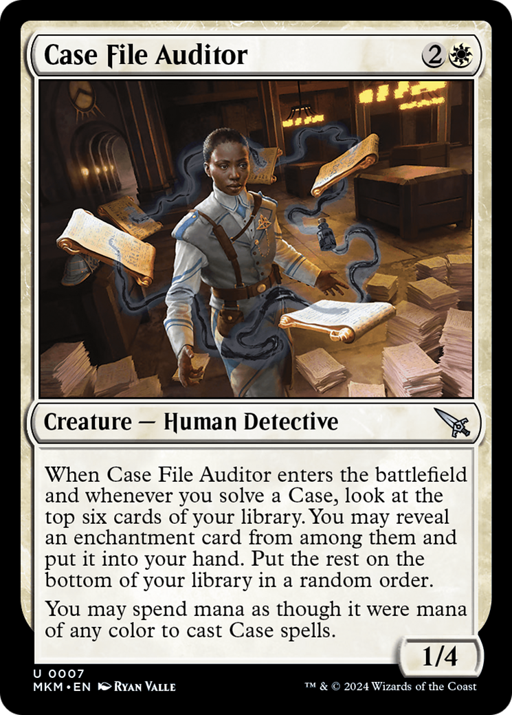 Case File Auditor (Black) [Murders at Karlov Manor] | Tabernacle Games