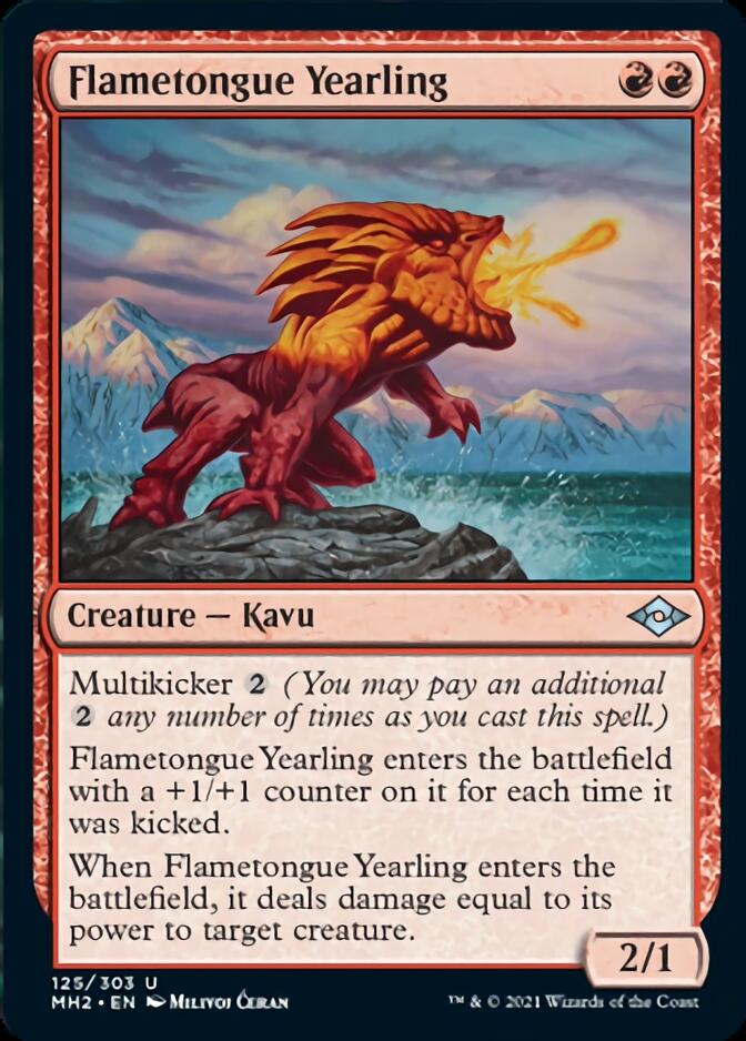 Flametongue Yearling [Modern Horizons 2] | Tabernacle Games