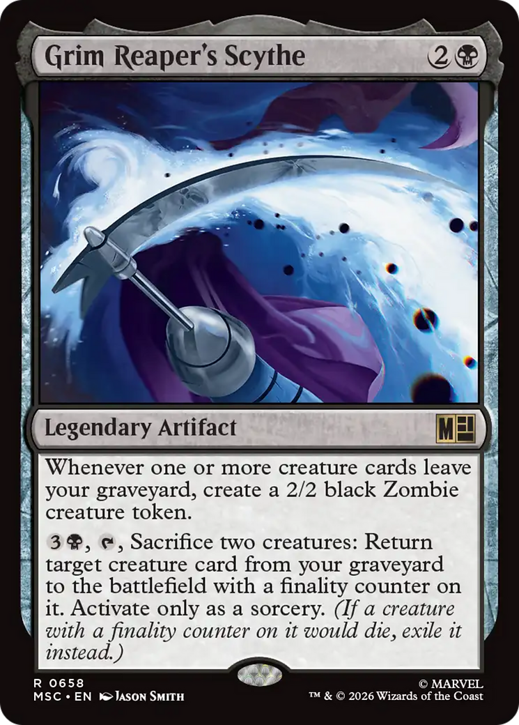 Grim Reaper's Scythe [Marvel Super Heroes Commander] | Tabernacle Games
