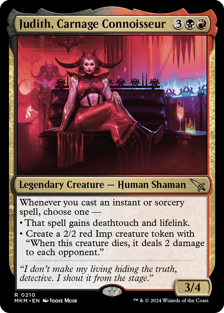 Judith, Carnage Connoisseur [Murders at Karlov Manor] | Tabernacle Games