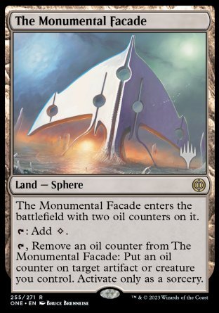 The Monumental Facade (Promo Pack) [Phyrexia: All Will Be One Promos] | Tabernacle Games