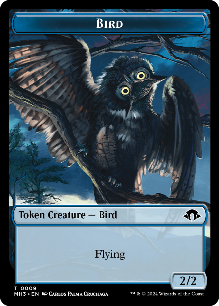 Eldrazi Spawn // Bird Double-Sided Token [Modern Horizons 3 Tokens] | Tabernacle Games