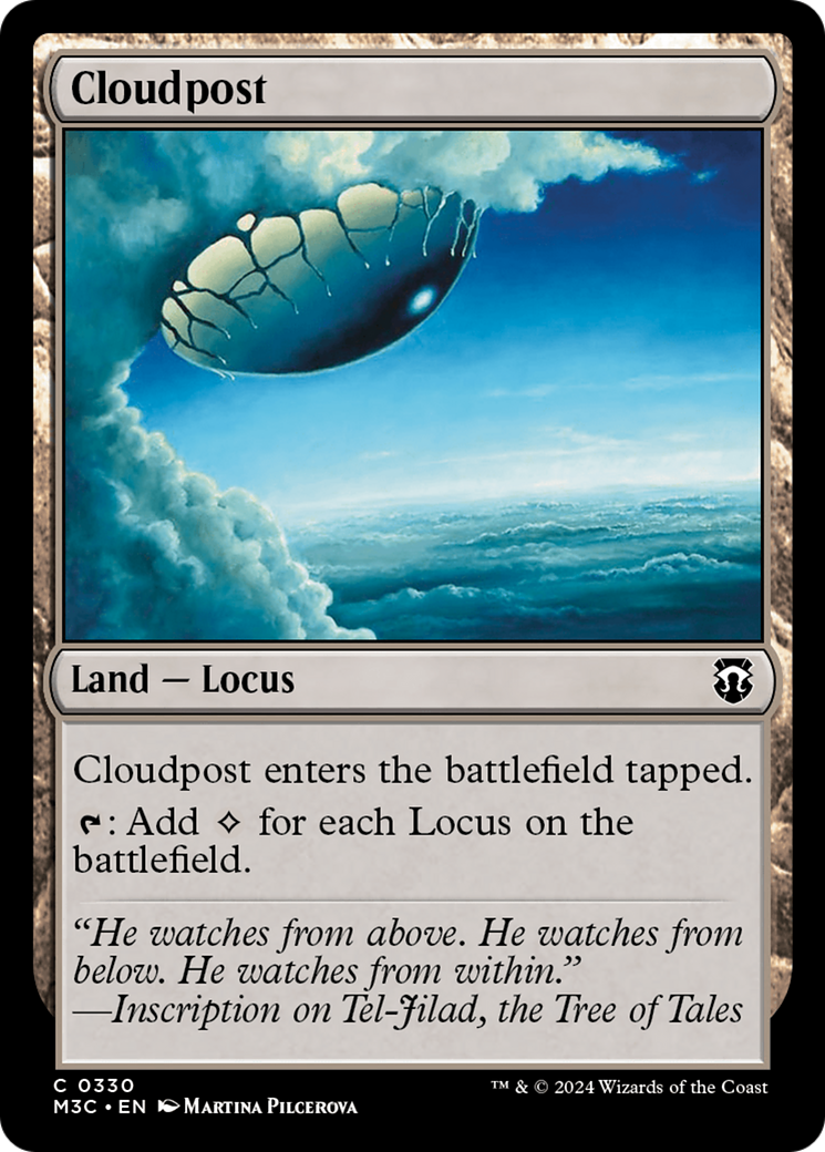 Cloudpost (Ripple Foil) [Modern Horizons 3 Commander] | Tabernacle Games