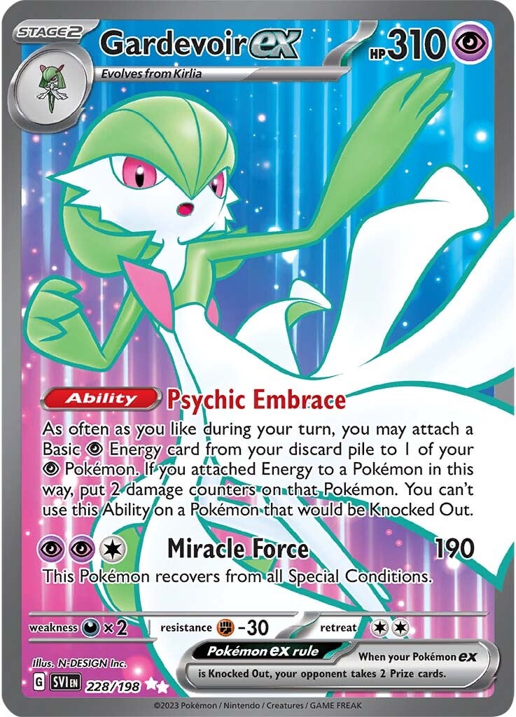 Gardevoir ex (228/198) [Scarlet & Violet: Base Set] | Tabernacle Games