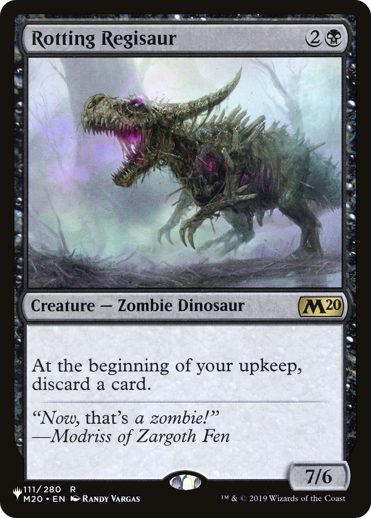 Rotting Regisaur [The List] | Tabernacle Games