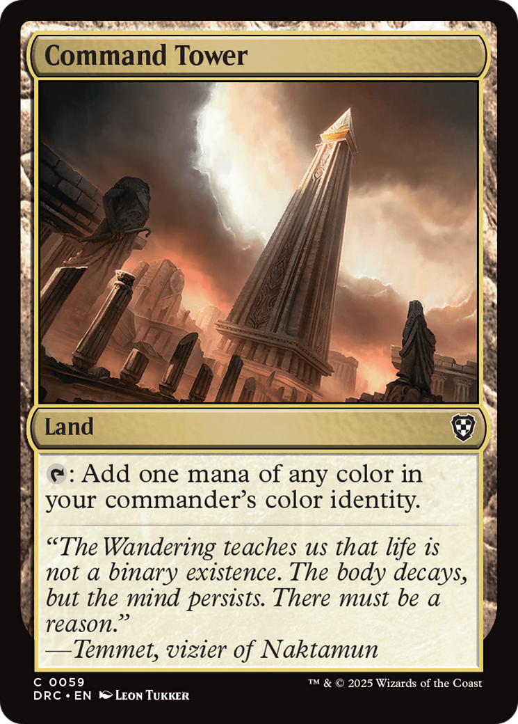 Command Tower [Aetherdrift Commander] | Tabernacle Games