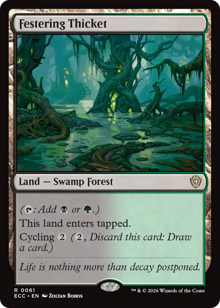 Festering Thicket [Lorwyn Eclipsed Commander] | Tabernacle Games