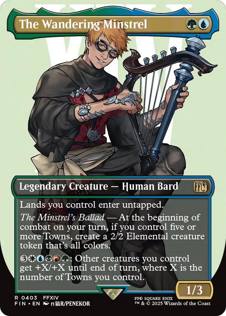 The Wandering Minstrel (Borderless) [FINAL FANTASY] | Tabernacle Games