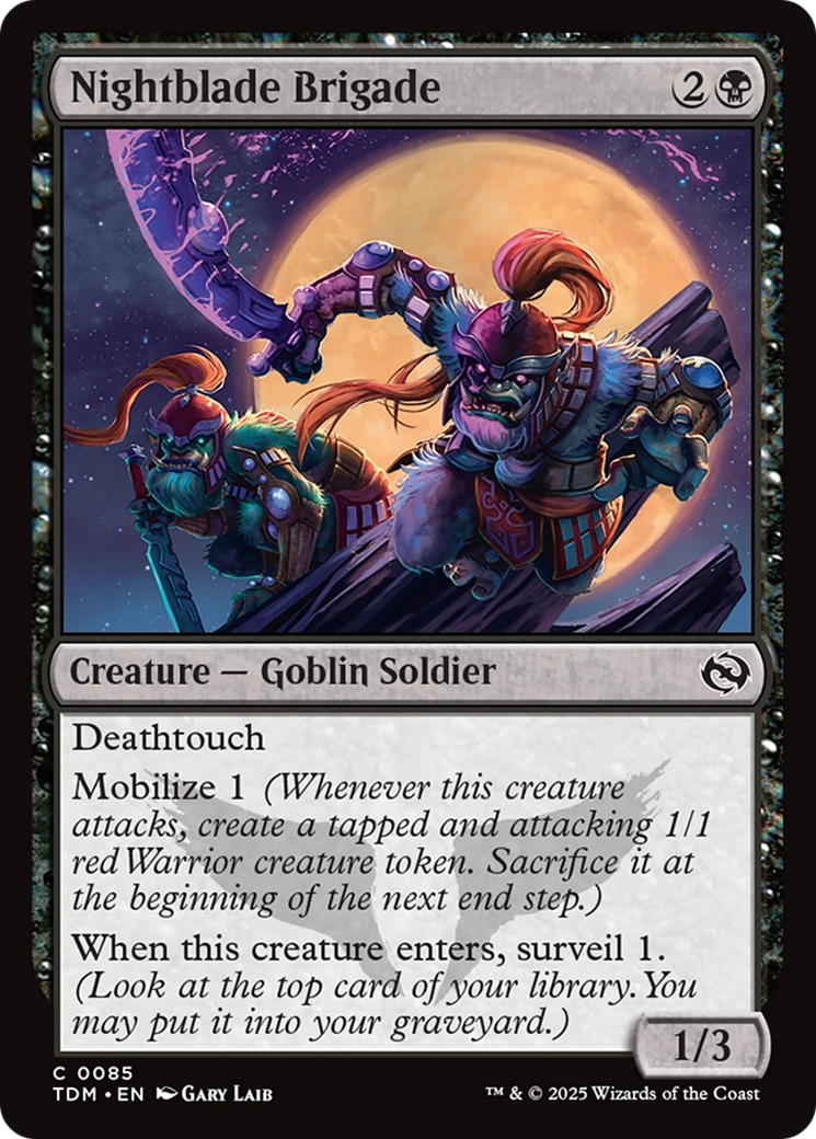 Nightblade Brigade [Tarkir: Dragonstorm] | Tabernacle Games