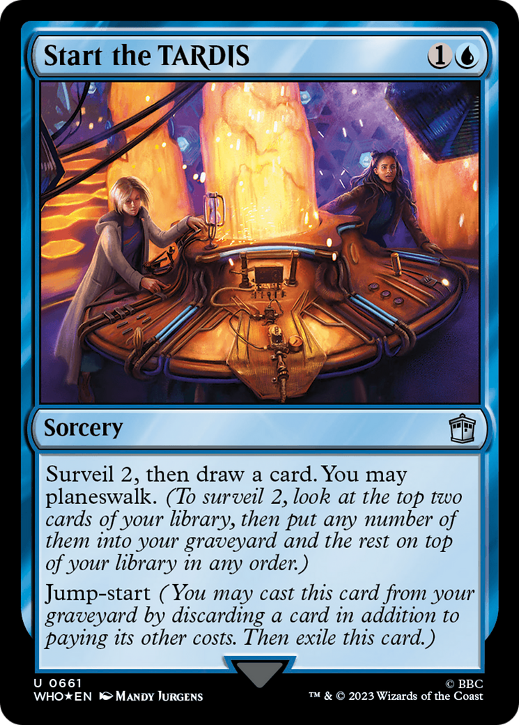Start the TARDIS (Surge Foil) [Doctor Who] | Tabernacle Games