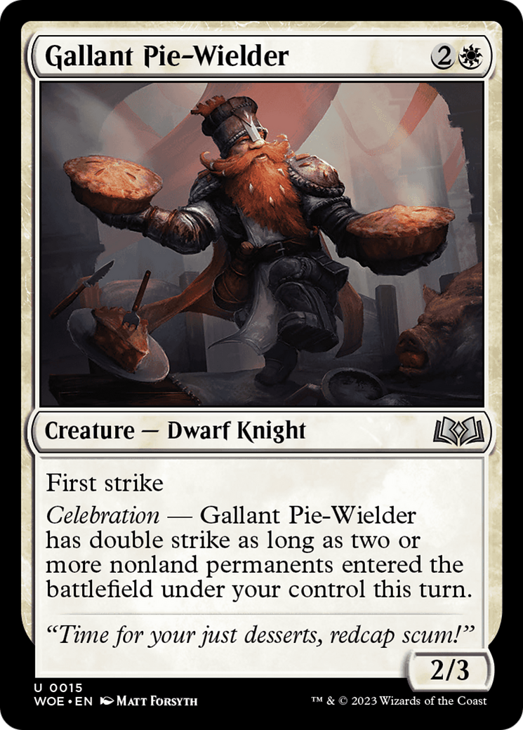 Gallant Pie-Wielder [Wilds of Eldraine] | Tabernacle Games