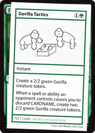 Gorilla Tactics (2021 Edition) [Mystery Booster Playtest Cards] | Tabernacle Games