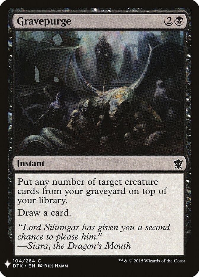 Gravepurge [Mystery Booster] | Tabernacle Games