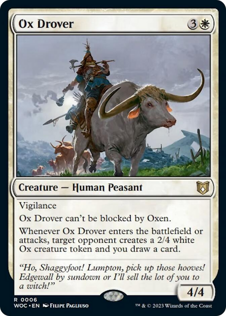 Ox Drover [Wilds of Eldraine Commander] | Tabernacle Games