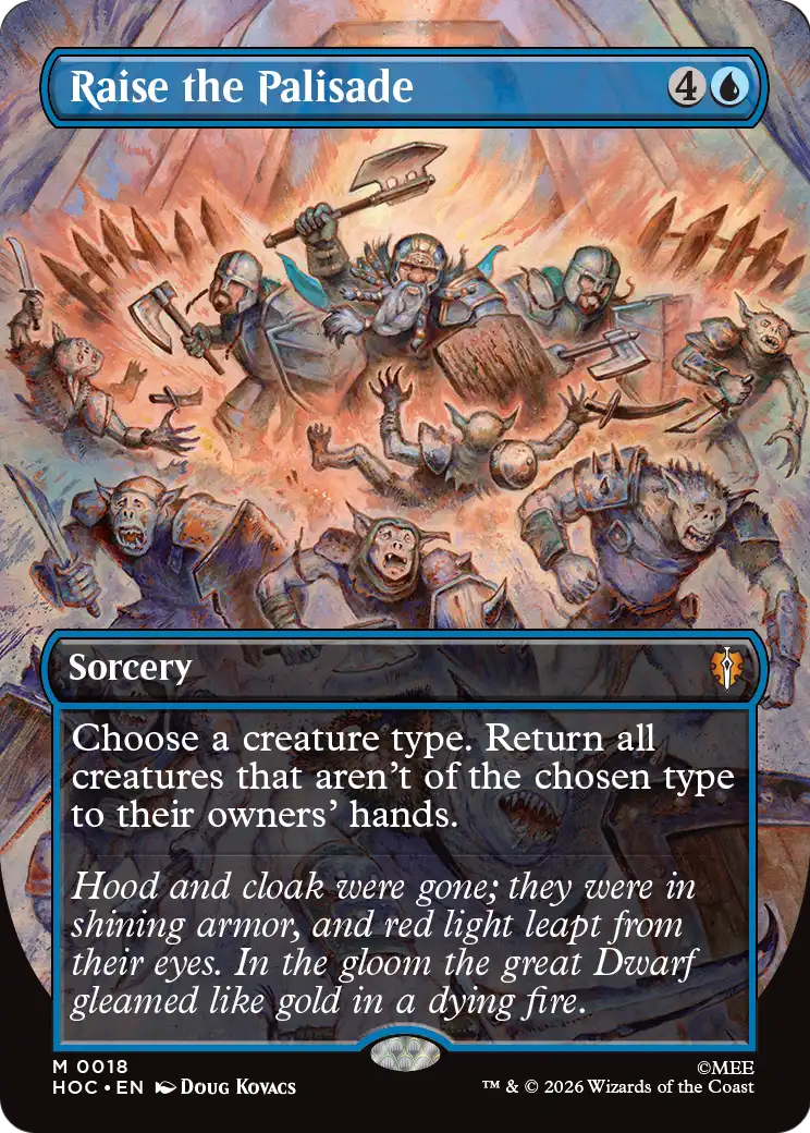 Raise the Palisade (Borderless) [The Hobbit: Eternal-Legal] | Tabernacle Games