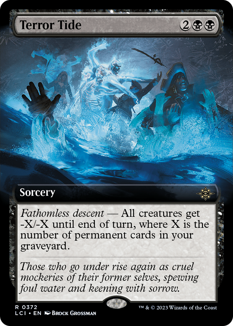 Terror Tide (Extended Art) [The Lost Caverns of Ixalan] | Tabernacle Games