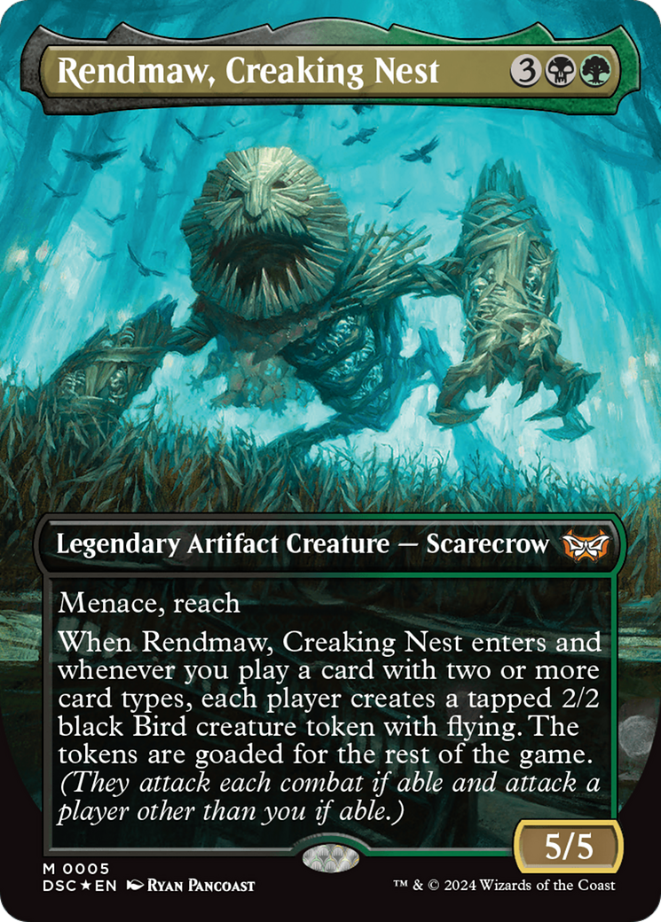 Rendmaw, Creaking Nest (Borderless) [Duskmourn: House of Horror Commander] | Tabernacle Games