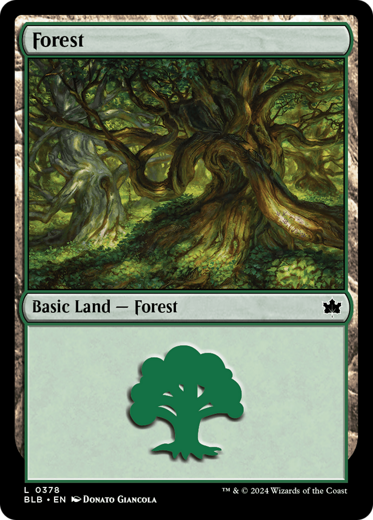 Forest (0378) [Bloomburrow] | Tabernacle Games