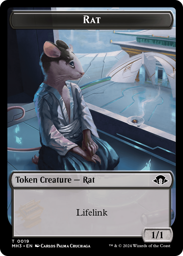 Rat Token [Modern Horizons 3 Tokens] | Tabernacle Games