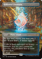 Hallowed Fountain (Borderless) [Lorwyn Eclipsed] | Tabernacle Games