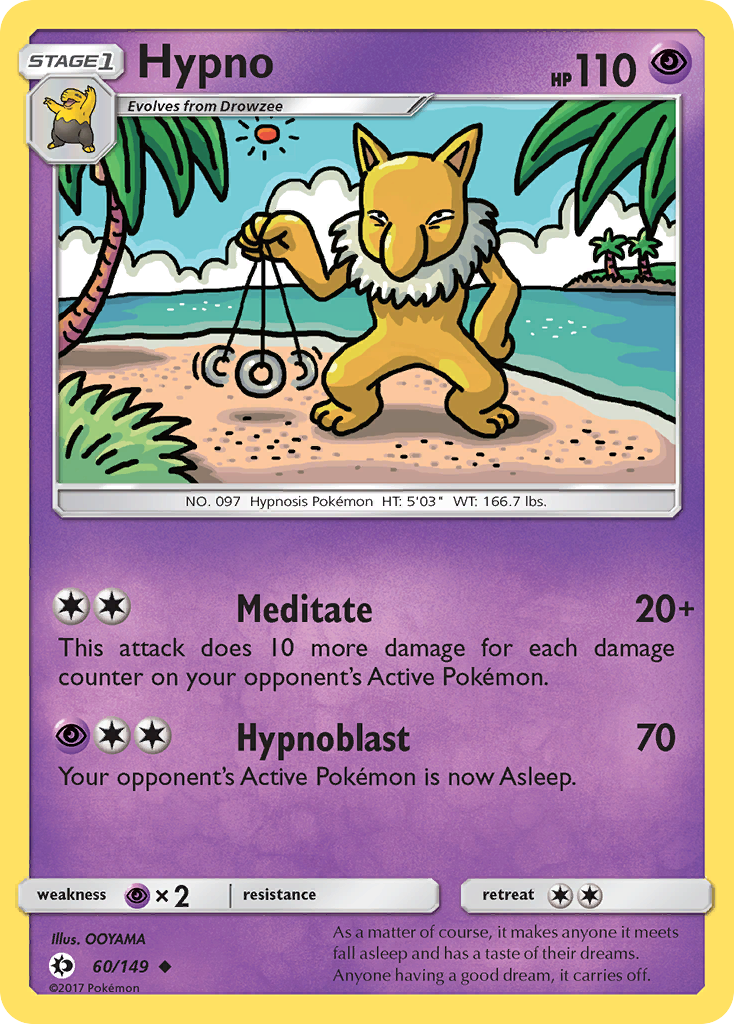 Hypno (60/149) [Sun & Moon: Base Set] | Tabernacle Games