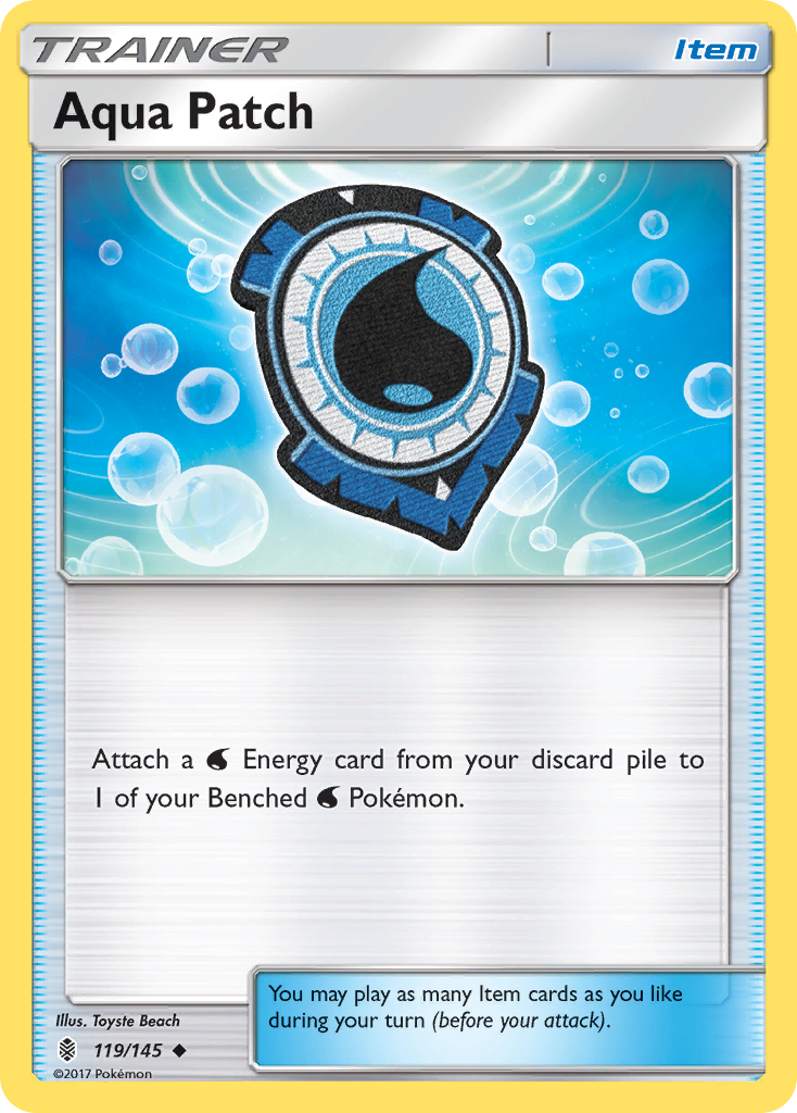 Aqua Patch (119/145) [Sun & Moon: Guardians Rising] | Tabernacle Games