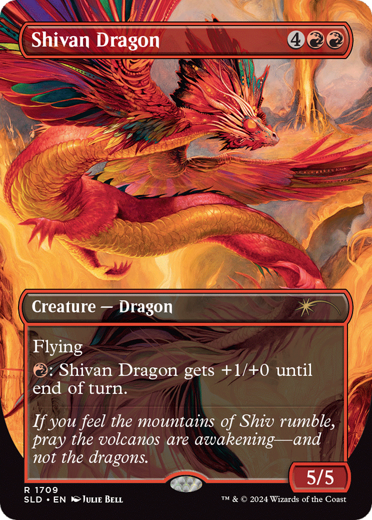 Shivan Dragon (Rainbow Foil) [Secret Lair Drop Series] | Tabernacle Games