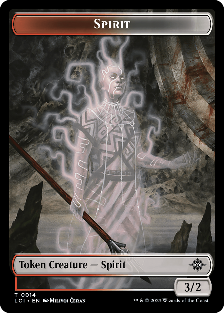 Spirit Token [The Lost Caverns of Ixalan Tokens] | Tabernacle Games