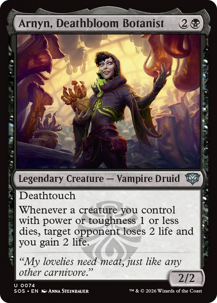 Arnyn, Deathbloom Botanist [Secrets of Strixhaven] | Tabernacle Games