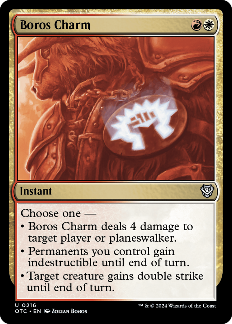 Boros Charm [Outlaws of Thunder Junction Commander] | Tabernacle Games