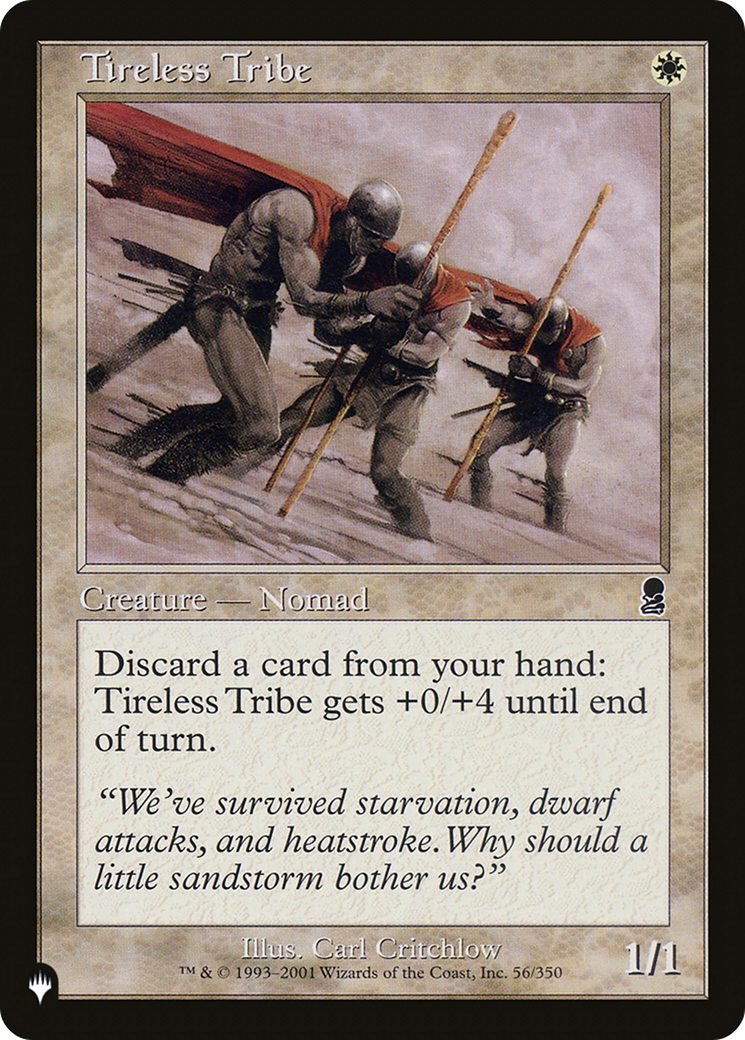 Tireless Tribe [The List] | Tabernacle Games